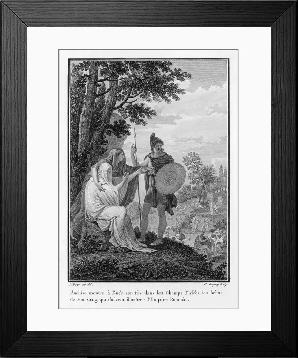 Framed Print : AENEAS AND ANCHISES Framed Print : AENEAS AND ANCHISES