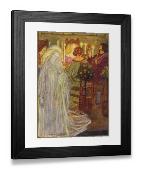 Framed Print : Dead girld finds her friends nor=t missing her Framed Print : Dead girld finds her friends nor=t missing her