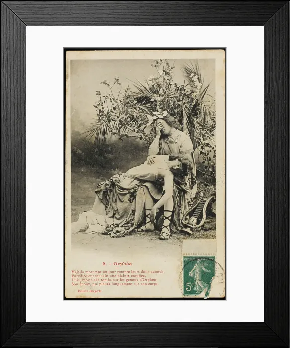 Framed Print : ORPHEUS POSTCARD 2 OF 5 Framed Print : ORPHEUS POSTCARD 2 OF 5