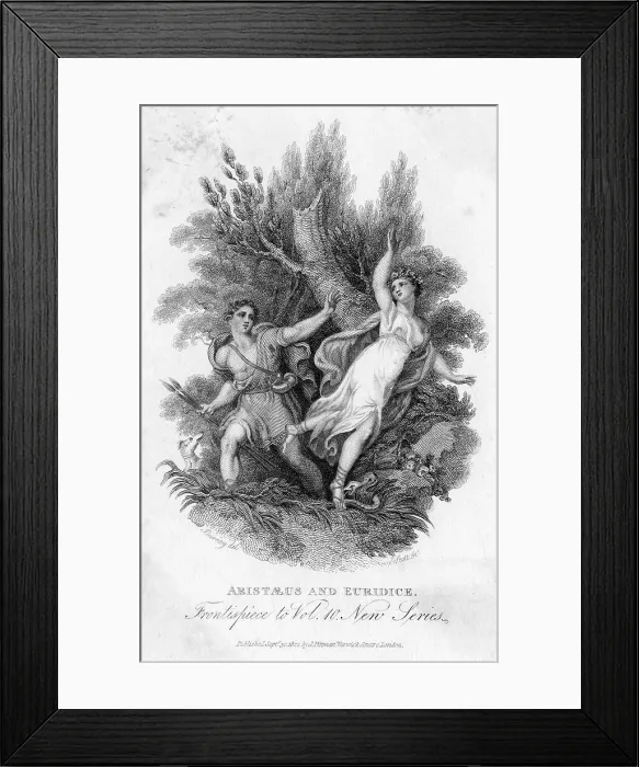 Framed Print : ARISTAEUS & EURYDICE Framed Print : ARISTAEUS & EURYDICE