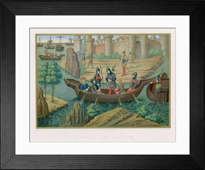 Framed Print : FRENCH ATTACK ACRE 1162 Framed Print : FRENCH ATTACK ACRE 1162