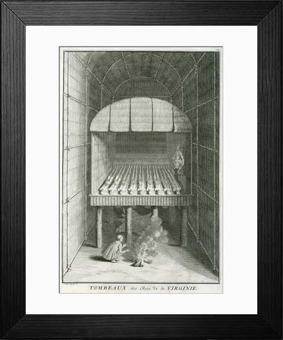 Framed Print : VIRGINIAN ROYAL TOMB Framed Print : VIRGINIAN ROYAL TOMB