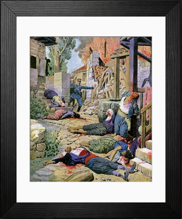 Framed Print : BULGARIAN ATROCITIES Framed Print : BULGARIAN ATROCITIES