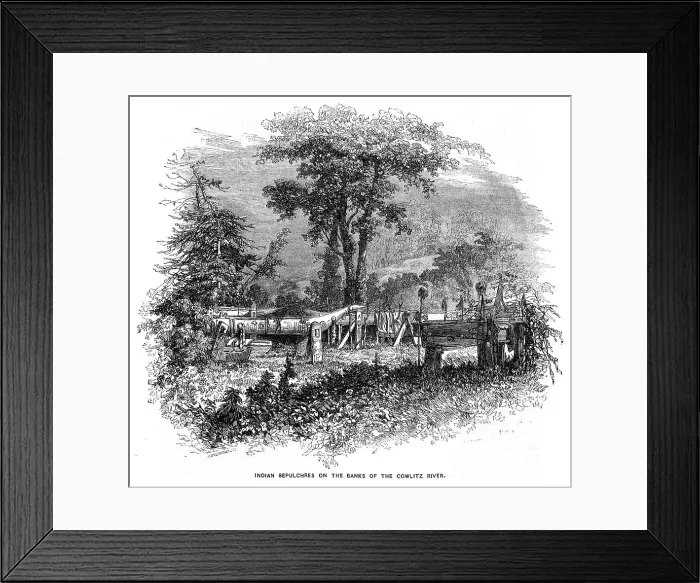 Framed Print : NATIVE AMERICAN CEMETERY Framed Print : NATIVE AMERICAN CEMETERY