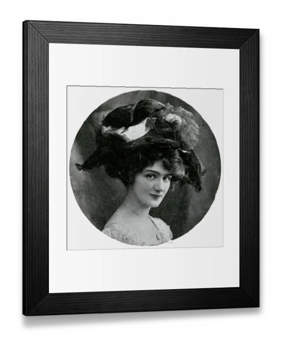 Framed Print : Lily Elsie in Lehar's operetta Framed Print : Lily Elsie in Lehar's operetta