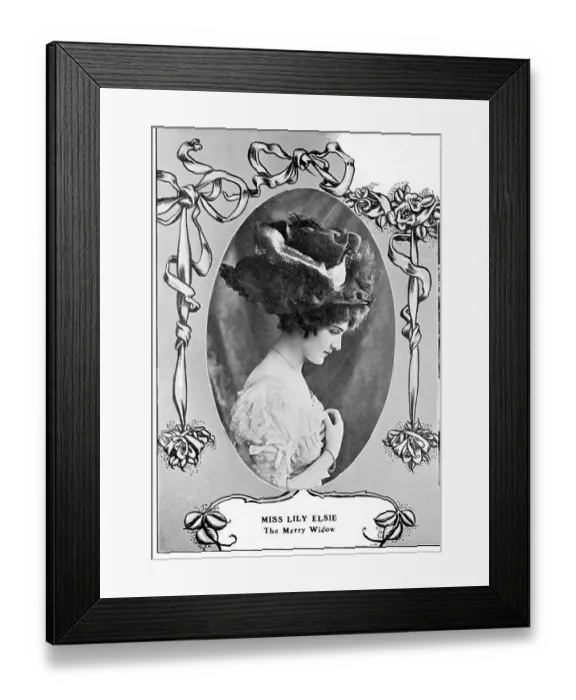 Framed Print : Lehar Widow Elsie Photo Music Opera Die Lustige Framed Print : Lehar Widow Elsie Photo Music Opera Die Lustige