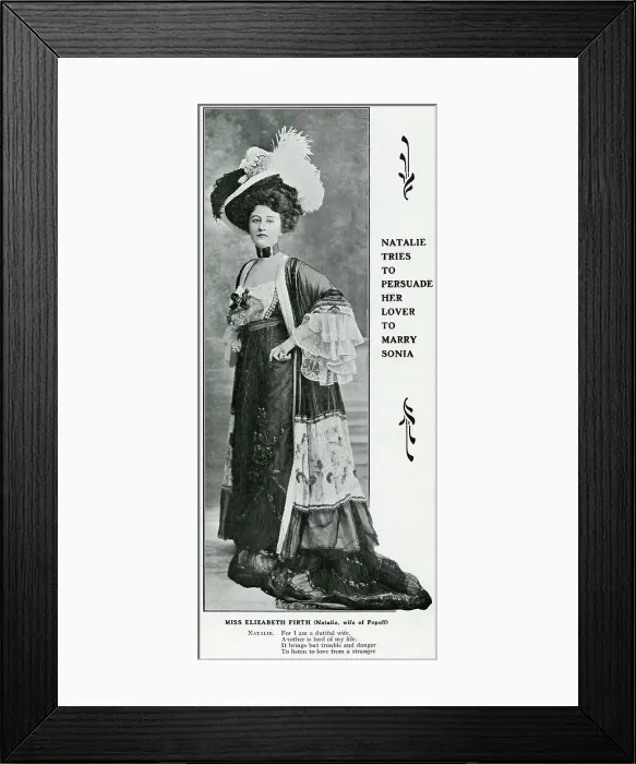 Framed Print : LEHAR WIDOW FIRTH Framed Print : LEHAR WIDOW FIRTH