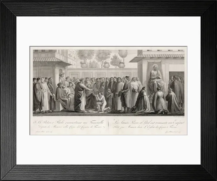 Framed Print : MIRACLE OF PAUL / PETER Framed Print : MIRACLE OF PAUL / PETER