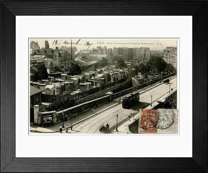 Framed Print : CIMETIERE MONTMARTRE
