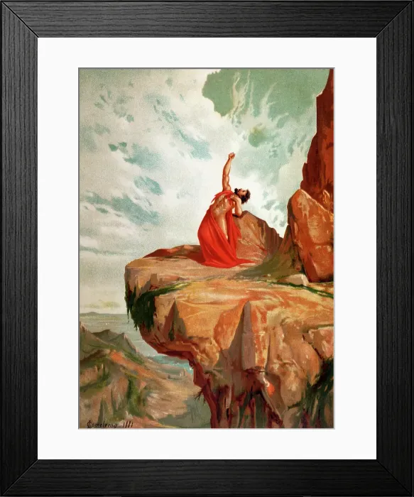 Framed Print : DEATH OF HERAKLES Framed Print : DEATH OF HERAKLES