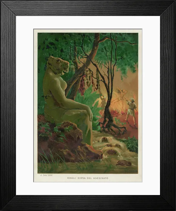 Framed Print : RELIGION / INDIA / KALI Framed Print : RELIGION / INDIA / KALI