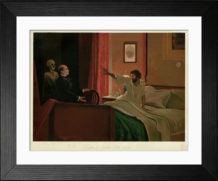 Framed Print : VISION OF DEATH Framed Print : VISION OF DEATH