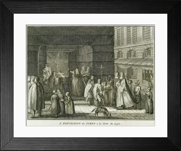 Framed Print : BODY EXPOSED AT DOOR Framed Print : BODY EXPOSED AT DOOR