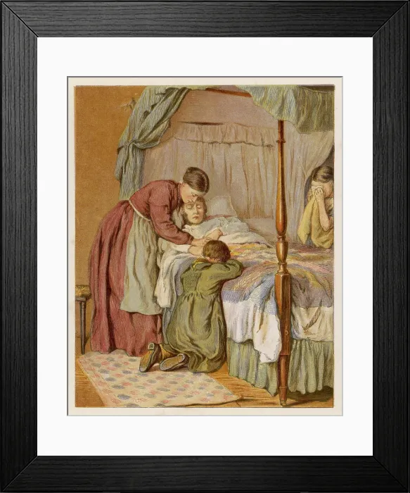 Framed Print : THE FATHER'S DEATH Framed Print : THE FATHER'S DEATH