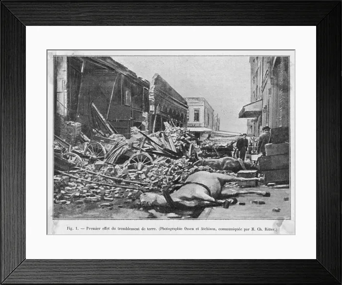 Framed Print : SAN FRANCISCO DEBRIS Framed Print : SAN FRANCISCO DEBRIS