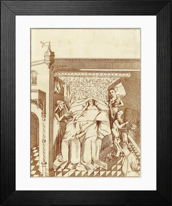 Framed Print : AN EARL IS BORN, 1382 Framed Print : AN EARL IS BORN, 1382
