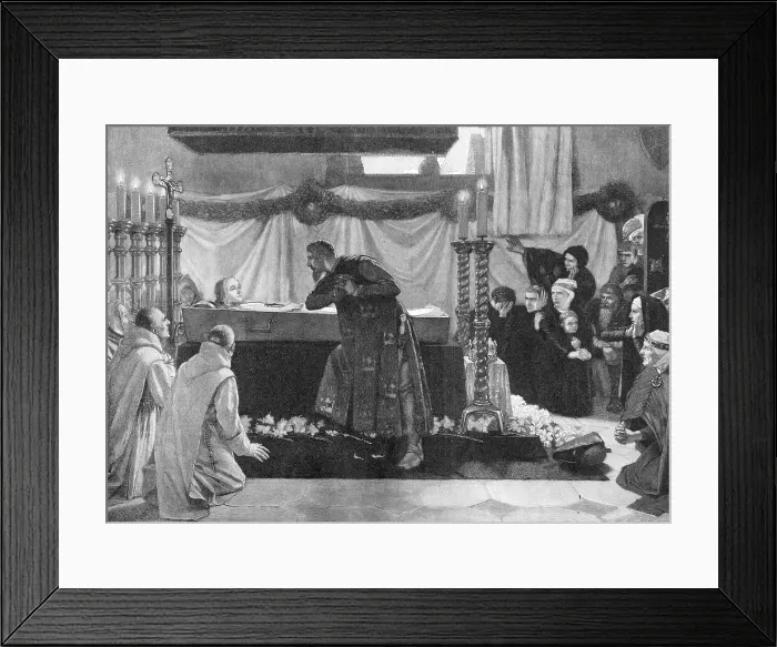 Framed Print : VALDEMAR RESTORES DAGMAR Framed Print : VALDEMAR RESTORES DAGMAR