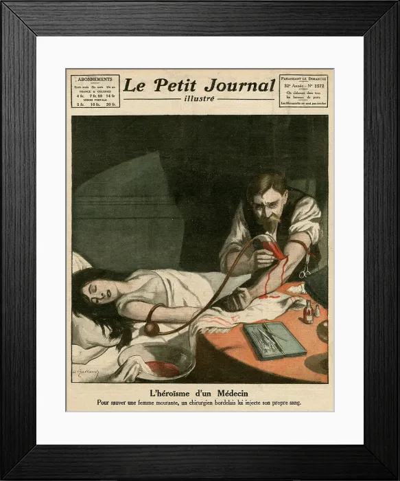 Framed Print : BLOOD DONATING DOCTOR Framed Print : BLOOD DONATING DOCTOR