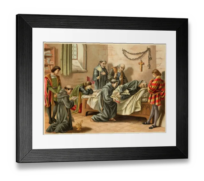 Framed Print : LORGUES / COLUMBUS DIES Framed Print : LORGUES / COLUMBUS DIES