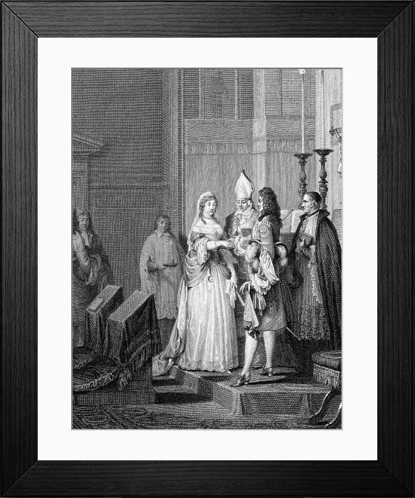 Framed Print : LOUIS XIV & MAINTENON Framed Print : LOUIS XIV & MAINTENON
