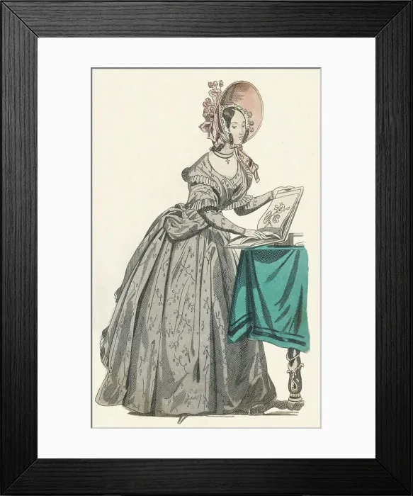 Framed Print : FASHION & FLOWER BOOK Framed Print : FASHION & FLOWER BOOK
