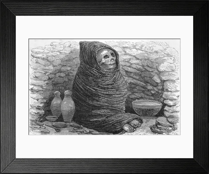 Framed Print : PERUVIAN INDIAN MUMMY Framed Print : PERUVIAN INDIAN MUMMY