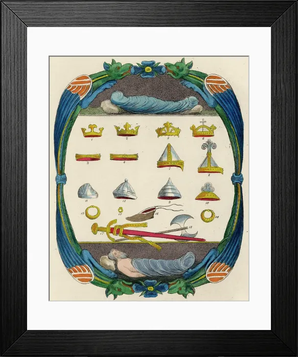 Framed Print : SAXON FUNERAL STUFF Framed Print : SAXON FUNERAL STUFF