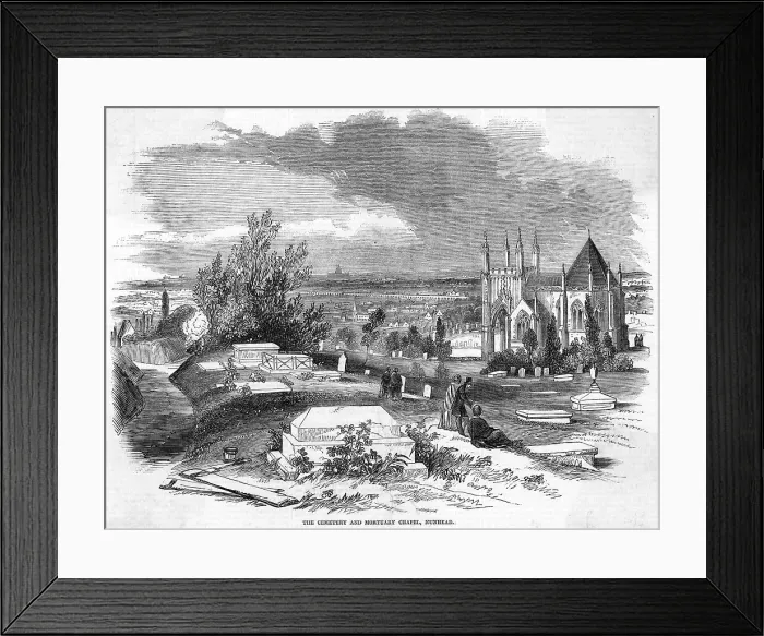 Framed Print : NUNHEAD CEMETERY Framed Print : NUNHEAD CEMETERY