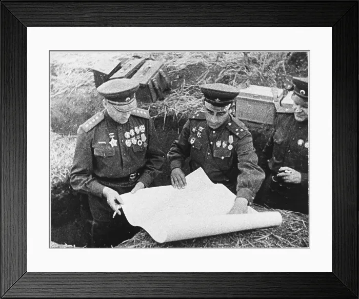 Framed Print : Rokossovsky Kursk Events World War Two Eastern Framed Print : Rokossovsky Kursk Events World War Two Eastern