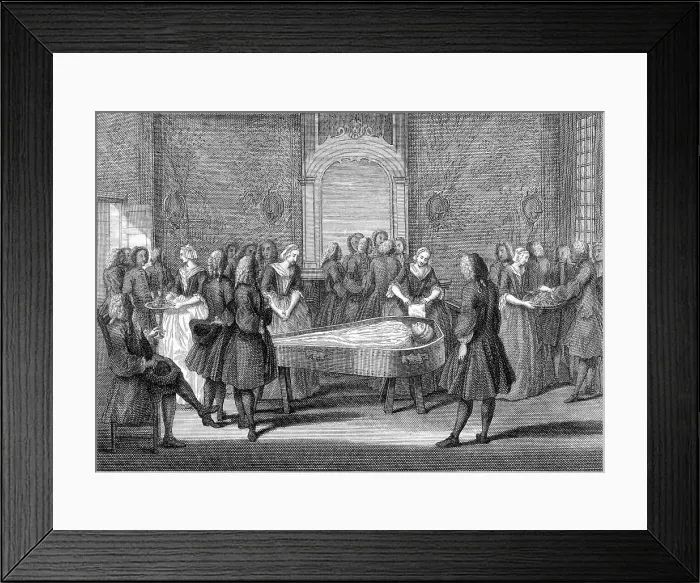 Framed Print : LYING IN STATE, ENGLAND Framed Print : LYING IN STATE, ENGLAND