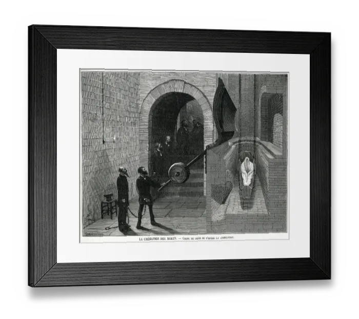 Framed Print : CREMATORIUM, DRESDEN 2 Framed Print : CREMATORIUM, DRESDEN 2