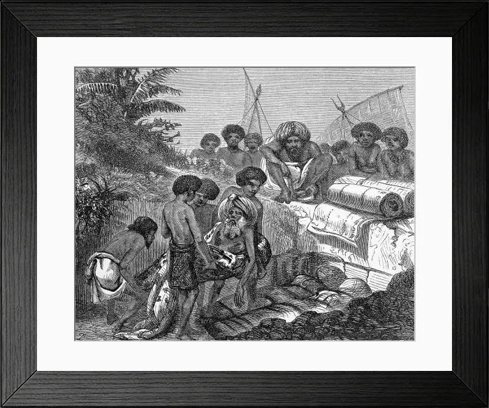 Framed Print : FIJI LIVE BURIAL Framed Print : FIJI LIVE BURIAL
