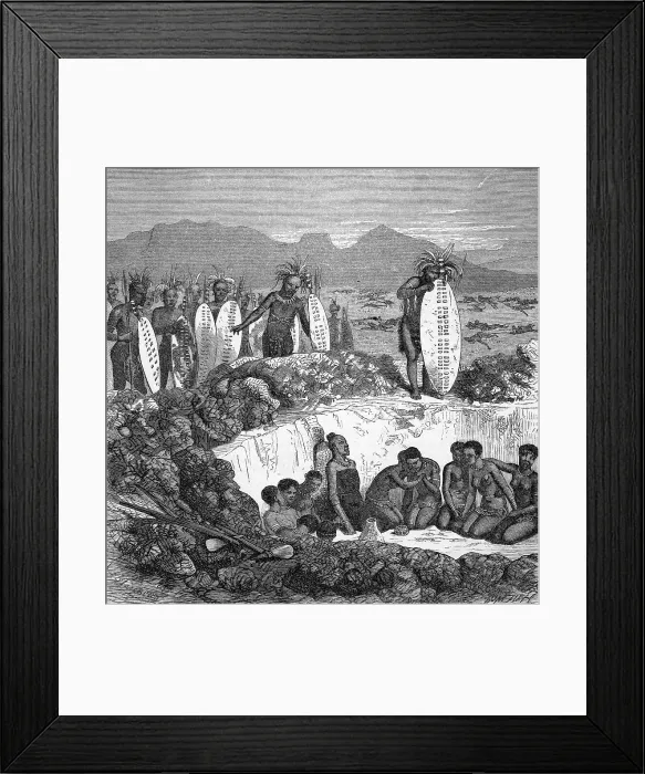 Framed Print : KAFFIR BURIAL (ALIVE) Framed Print : KAFFIR BURIAL (ALIVE)