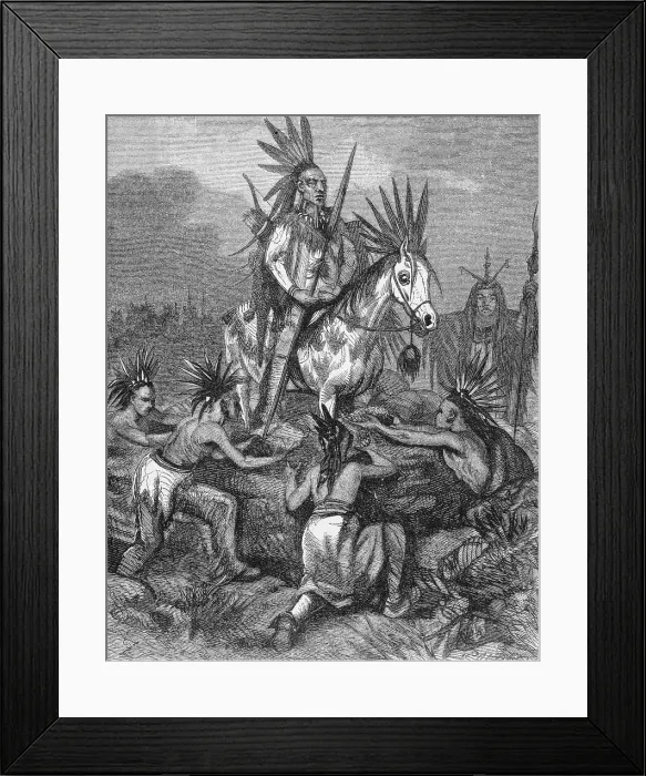 Framed Print : BLACKBIRD'S BURIAL Framed Print : BLACKBIRD'S BURIAL