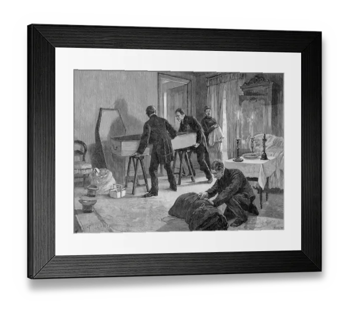 Framed Print : UNDERTAKER'S MEN Framed Print : UNDERTAKER'S MEN