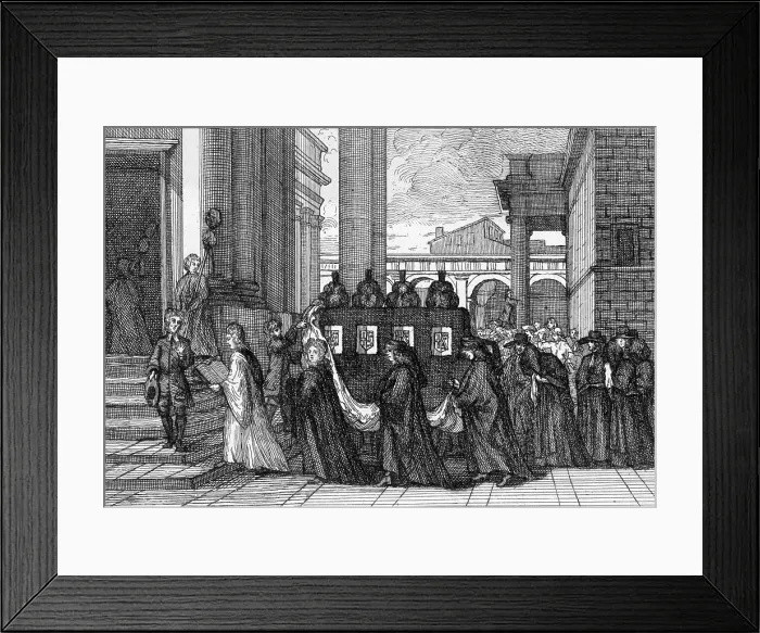 Framed Print : HOGARTH INVITATION Framed Print : HOGARTH INVITATION