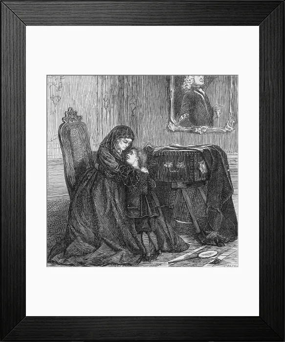 Framed Print : WIDOW AND SON Framed Print : WIDOW AND SON