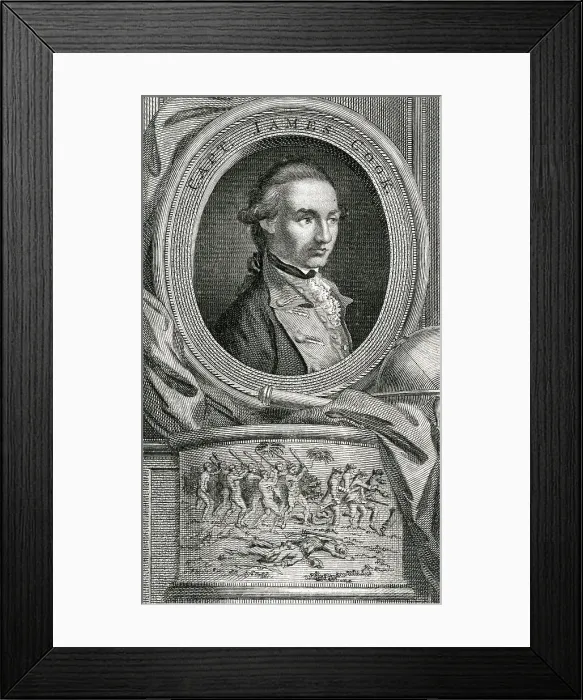 Framed Print : CAPTAIN COOK / FIELDING &W Framed Print : CAPTAIN COOK / FIELDING &W