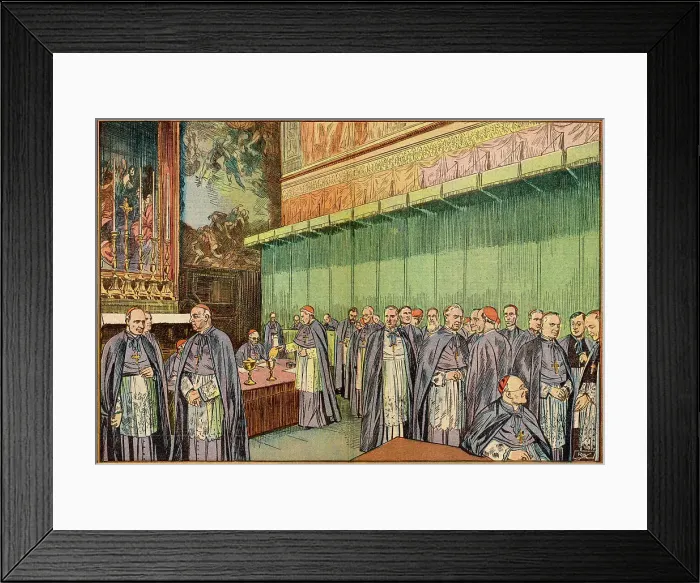 Framed Print : VOTING FOR PIUS XII Framed Print : VOTING FOR PIUS XII