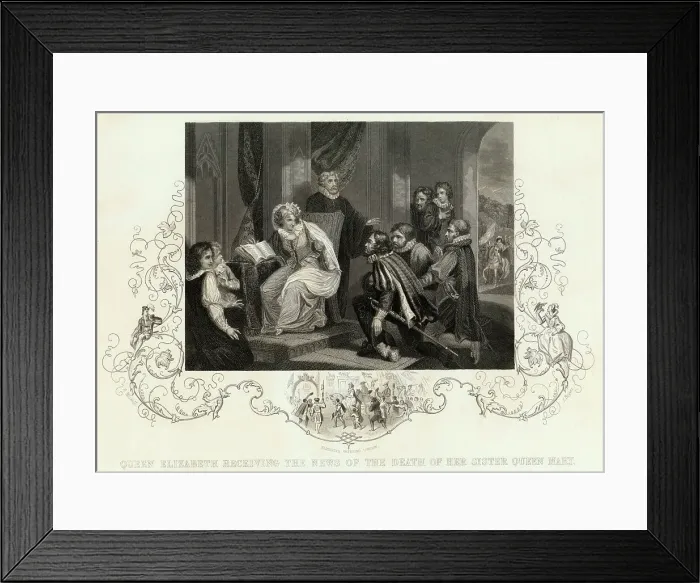 Framed Print : ELIZABETH TOLD MARY DEAD Framed Print : ELIZABETH TOLD MARY DEAD