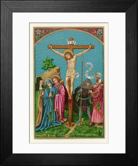 Framed Print : JESUS DIES Framed Print : JESUS DIES