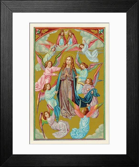 Framed Print : MARY GOES TO HEAVEN Framed Print : MARY GOES TO HEAVEN