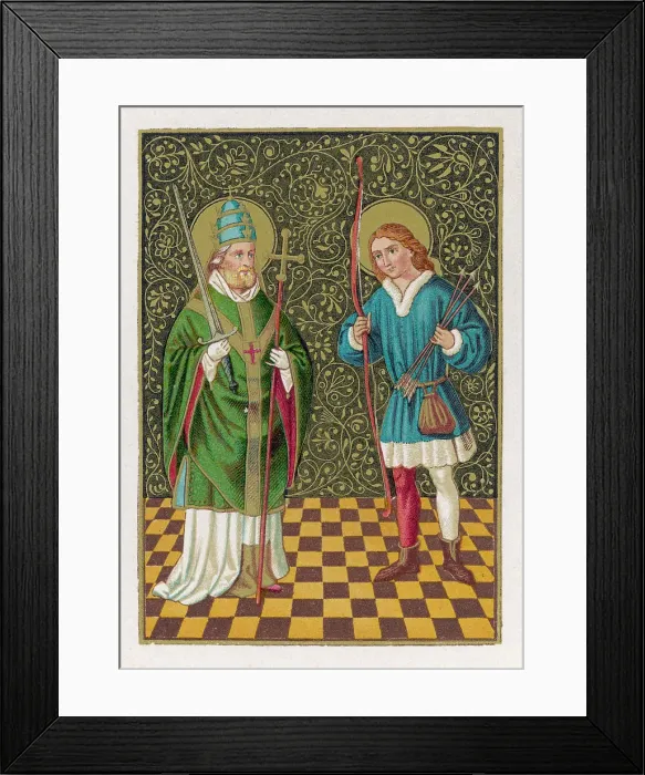 Framed Print : SAINT FABIANUS - POPE Framed Print : SAINT FABIANUS - POPE