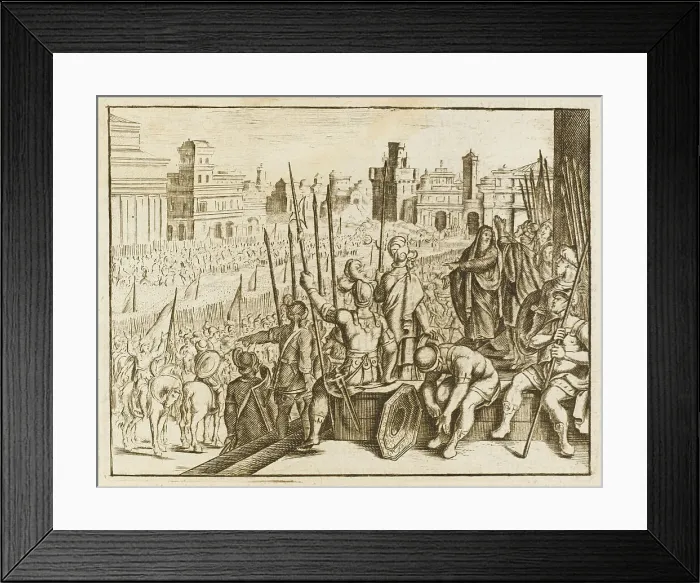 Framed Print : ELISHA IN SAMARIA Framed Print : ELISHA IN SAMARIA