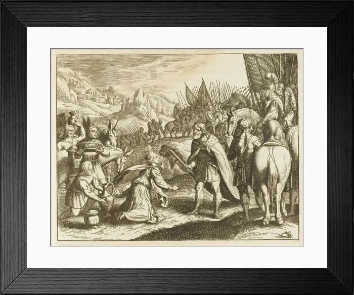 Framed Print : DAVID AND ABIGAIL Framed Print : DAVID AND ABIGAIL