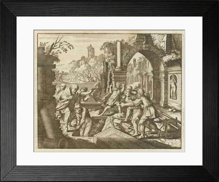 Framed Print : ELISHA POSTHUMOUSMIRACLE Framed Print : ELISHA POSTHUMOUSMIRACLE