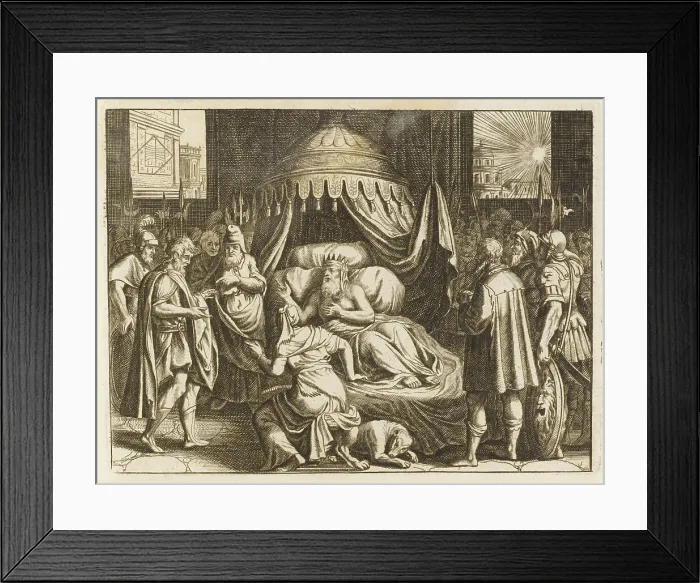 Framed Print : ISAIAH AND HEZEKIAH Framed Print : ISAIAH AND HEZEKIAH