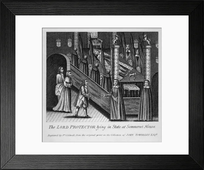 Framed Print : OLIVER CROMWELL DEAD Framed Print : OLIVER CROMWELL DEAD