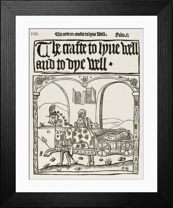Framed Print : THE FUNERAL CART Framed Print : THE FUNERAL CART
