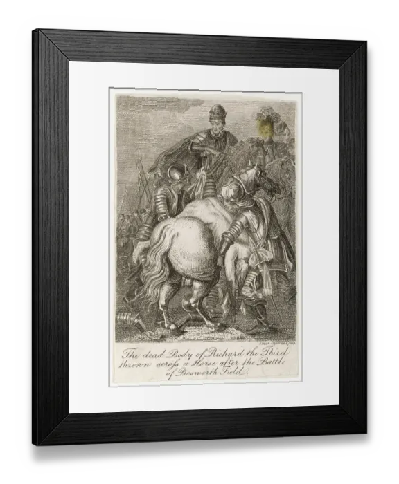 Framed Print : King Richard III at the Battle of Bosworth Framed Print : King Richard III at the Battle of Bosworth